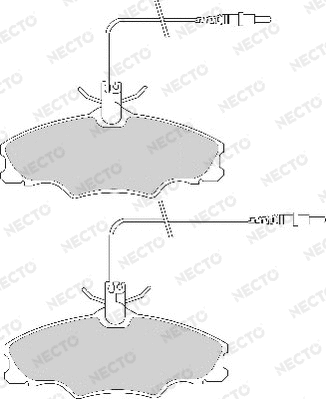 Brake Pad Set, disc brake (FD6656A)