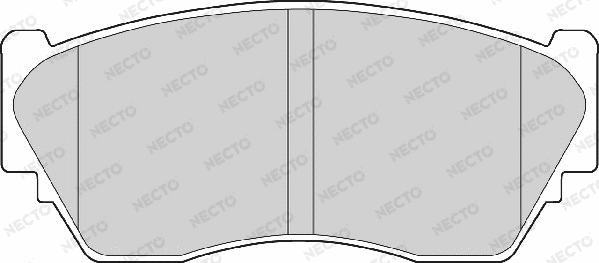 Brake Pad Set, disc brake (FD6572A)
