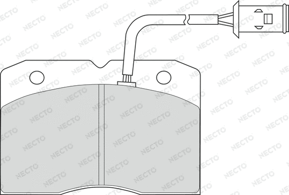 Brake Pad Set, disc brake (FD6320V)