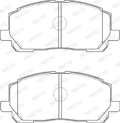 Brake Pad Set, disc brake (FD7259A)