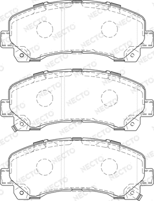 Brake Pad Set, disc brake (FD7488A)