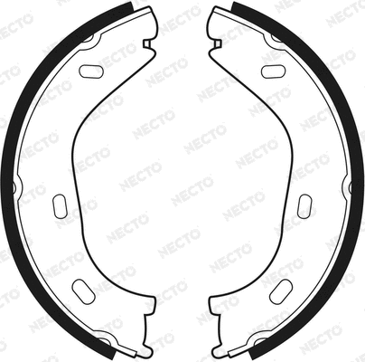 Brake Shoe Set, parking brake (N1497)