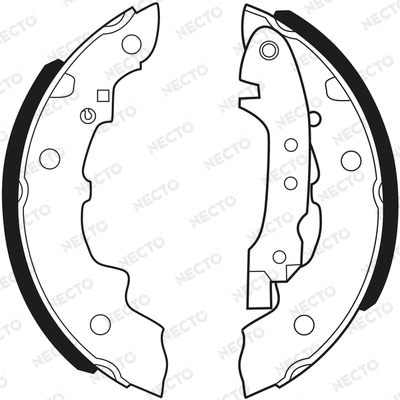 Brake Shoe Set (N1041)