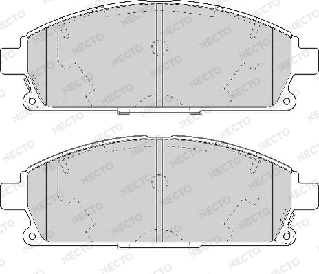 Brake Pad Set, disc brake (FD7061A)
