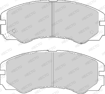 Brake Pad Set, disc brake (FD6665A)