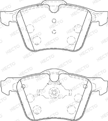 Brake Pad Set, disc brake (FD7250A)