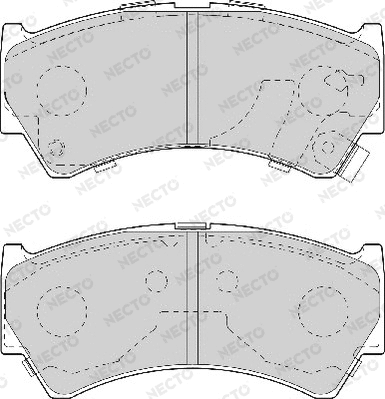 Brake Pad Set, disc brake (FD7031A)