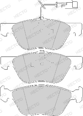 Brake Pad Set, disc brake (FD6653A)