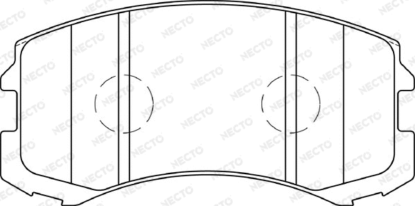 Brake Pad Set, disc brake (FD7366A)
