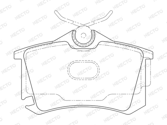 Brake Pad Set, disc brake (FD7160A)