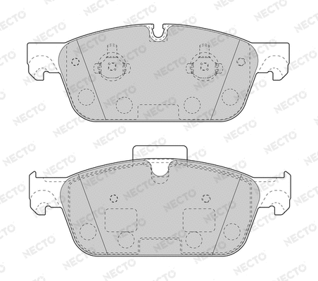 Brake Pad Set, disc brake (FD7628A)