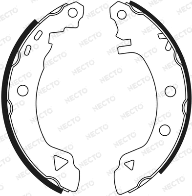 Brake Shoe Set (N1545)