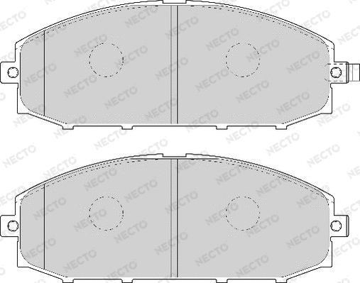 Brake Pad Set, disc brake (FD6998A)