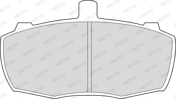 Brake Pad Set, disc brake (FD580V)