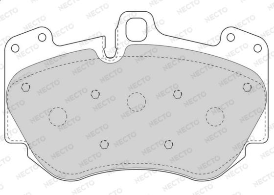 Brake Pad Set, disc brake (FD7588A)