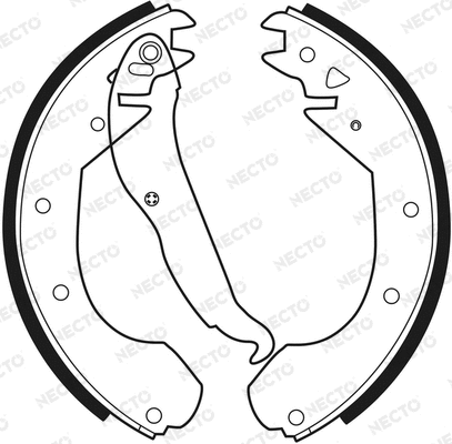 Brake Shoe Set (N1342)