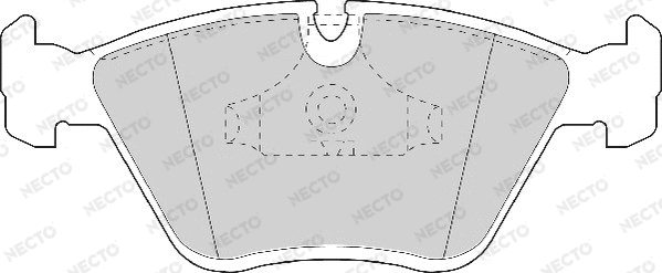 Brake Pad Set, disc brake (FD6472A)