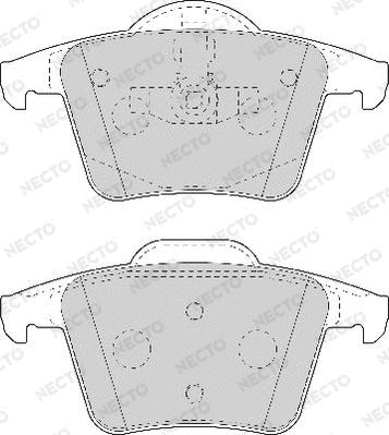 Brake Pad Set, disc brake (FD7110A)