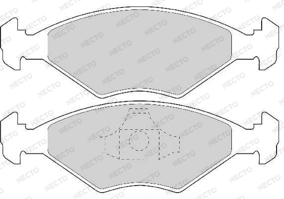 Brake Pad Set, disc brake (FD6725A)