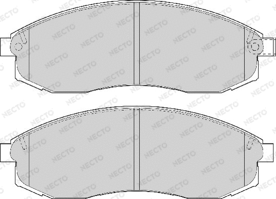Brake Pad Set, disc brake (FD7107A)