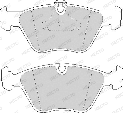Brake Pad Set, disc brake (FD6738A)