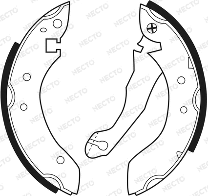 Brake Shoe Set (N1373)