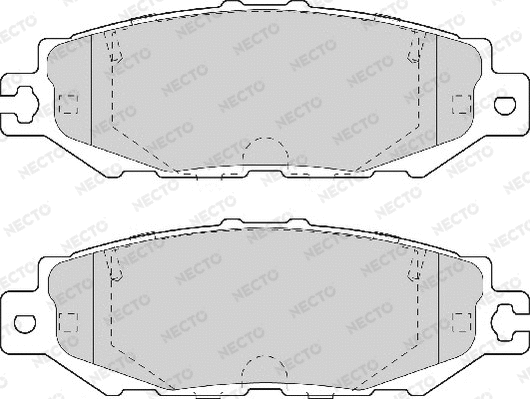 Brake Pad Set, disc brake (FD7095A)