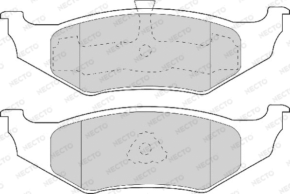 Brake Pad Set, disc brake (FD6723A)