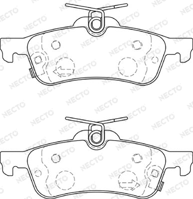 Brake Pad Set, disc brake (FD7334A)