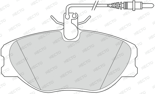 Brake Pad Set, disc brake (FD6612V)