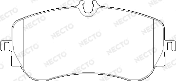 Brake Pad Set, disc brake (FD7772V)