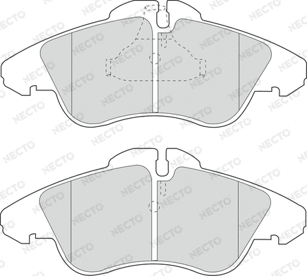 Brake Pad Set, disc brake (FD6675A)