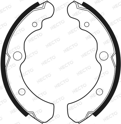 Brake Shoe Set (N1451)