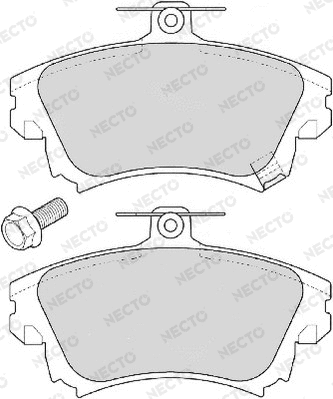Brake Pad Set, disc brake (FD6857A)