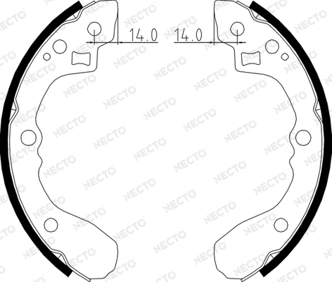 Brake Shoe Set (N1682)