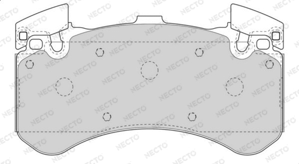 Brake Pad Set, disc brake (FD7589A)