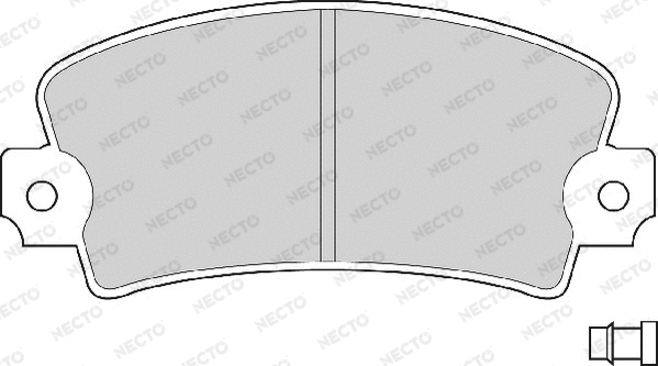 Brake Pad Set, disc brake (FD602A)