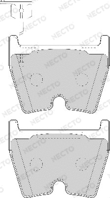 Brake Pad Set, disc brake (FD7087A)