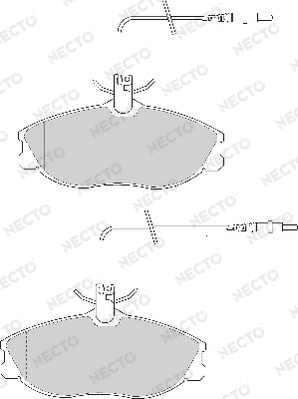 Brake Pad Set, disc brake (FD6657A)