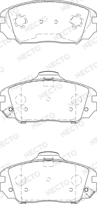 Brake Pad Set, disc brake (FD7442A)