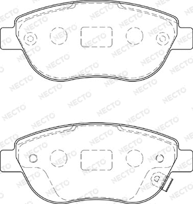 Brake Pad Set, disc brake (FD7262A)