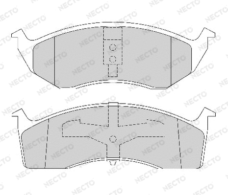 Brake Pad Set, disc brake (FD6713A)