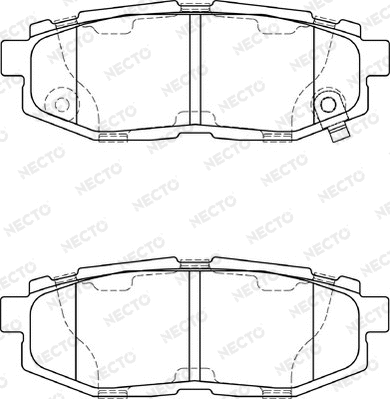 Brake Pad Set, disc brake (FD7398A)