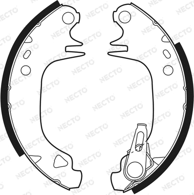 Brake Shoe Set (N1176)