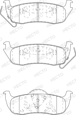 Brake Pad Set, disc brake (FD7359A)