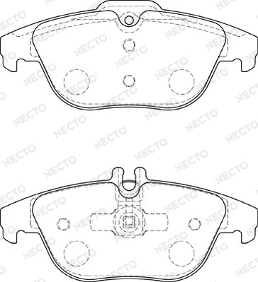 Brake Pad Set, disc brake (FD7303A)