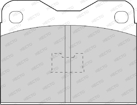 Brake Pad Set, disc brake (FD446A)