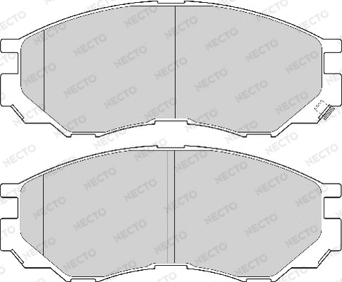 Brake Pad Set, disc brake (FD6913A)