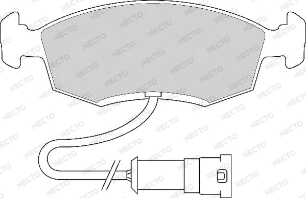 Brake Pad Set, disc brake (FD6107A)