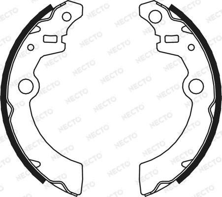 Brake Shoe Set (N1702)